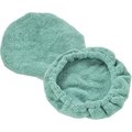 Global Industrial Replacement Carpet Bonnets for Mini Floor Scrubber, 2PK 641378